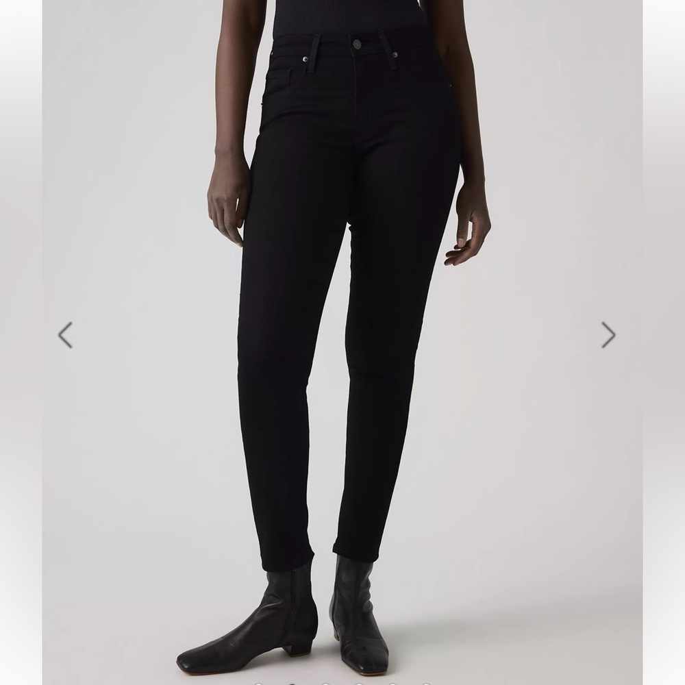 Levi's 721 High Rise Skinny Black Jeans